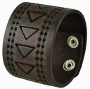 楽天hokushin【送料無料】the santa monica collection leather cuff snap on bracelet