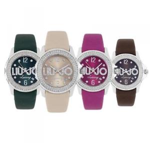【送料無料】orologio donna liu jo luxury shine pelle swarovski lady borsa pochette