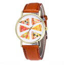 【送料無料】pizza i love pasta italy chef quartz wrist watch