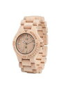 【送料無料】orologio in legno wewood date beige wood watch