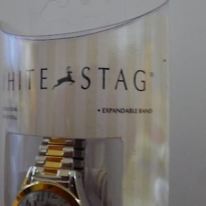 【送料無料】white stag womens gold and silver tone wristwatch