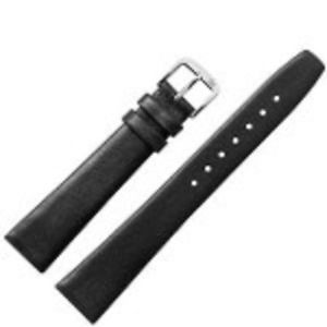 【送料無料】bracelet montre cuir noir largeur au choix boucle doree