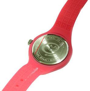 【送料無料】orologio in gomma emotiwatch emotions emoticon faccine i feel in love rosa