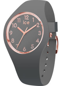 楽天hokushin【送料無料】ice watch 015332 ice glam colour grey small silikon grau neu