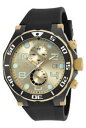 【送料無料】invicta mens pro diver chronograph stainless steel polyurethane watch 17815
