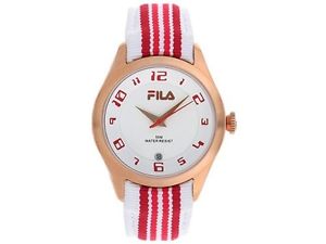 【送料無料】fila midsize matchday watch fa 099224 white red accessory