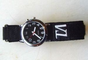 【送料無料】talking watch talks the time day date with canvas strap fits all 2