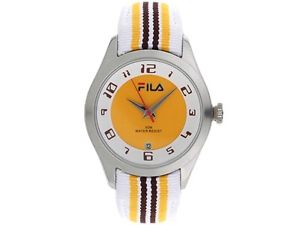【送料無料】fila midsize matchday watch fa 099222 brown yellow accessory