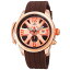 【送料無料】mens joshua amp; sons jx101br two time zone date polyurethane strap quartz watch