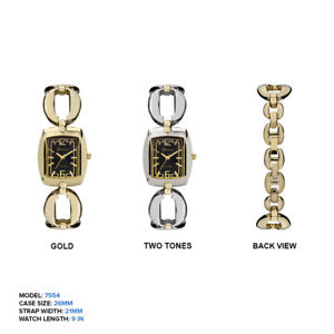 【送料無料】 geneva platinum ladies link chain rectangular wrist watch 26mm 【送料無料】 geneva platinum ladies link chain rectangular wrist watch 26mm