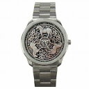 【送料無料】celtic horse knot epona medieval stainless steel watch