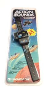 楽天hokushin【送料無料】innovative time aero space action sounds light and sound watch 1991 nip