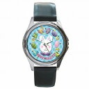 【送料無料】happy easter bunny rabbit holiday accessory leather watch