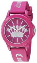 ジューシークチュール 【送料無料】juicy couture womens pink silicone strap pink jc1001hphp watch 15