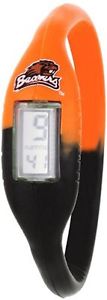 【送料無料】rumba time orange oregon state university beavers digital silicone watch large