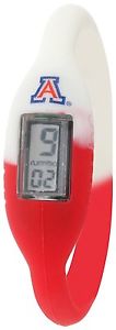 【送料無料】rumba time mens university of arizona white red digital silicone watch medium