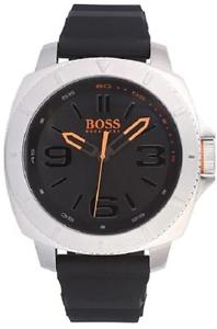【送料無料】hugo boss orange mens analogue silicon strap watch 1513105