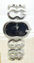 【送料無料】bouche silver tone abstract fashion watch quartz