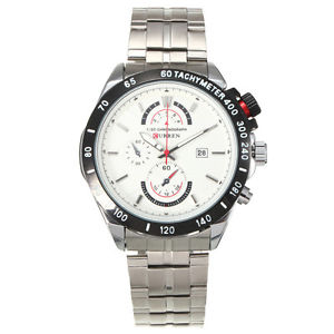 【送料無料】curren 8148 men stainless steel date sport analog wrist watch