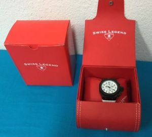 【送料無料】brand swiss legend trimix diver mens chronograph watch, box amp; papers