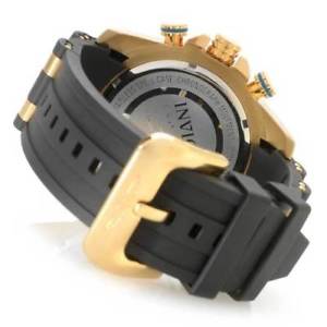 【送料無料】22343 invicta 50mm gents yellow steel amp; silicone strap chrono watch