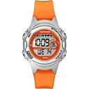 【送料無料】timex tw5k96800, womens marathon orange resin watch, indiglo,alarm, chronograph