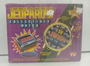 楽天hokushin【送料無料】jeopardy tv show collector watch, tin, amp; game cards rare