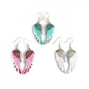 【送料無料】cute womens earrings angel wings rhinestone alloy dangle earring fashion earrin(2)