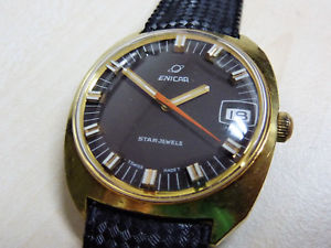【送料無料】 enicar star jewels datum kal ar 1141 ca 196070er jahre