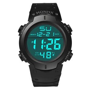 【送料無料】 luxury men watches fashion waterproof mens boy lcd digital stopwatch date r 【送料無料】 luxury men watches fashion waterproof mens boy lcd digital stopwatch date r