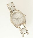 【送料無料】relic womens zr15622 two tone acrylic watch crystal bezel date calendar