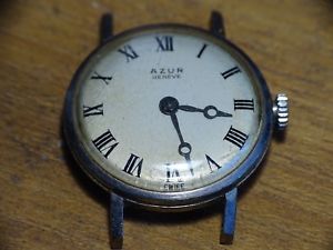 【送料無料】vintage petite montre mcanique azur genve 【送料無料】vintage petite montre mcanique azur genve