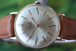 【送料無料】vintage mens big goldplated russian mech poljot kirowskie watch 16 jewels 【送料無料】vintage mens big goldplated russian mech poljot kirowskie watch 16 jewels