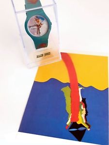 【送料無料】allen jones signed strzende figur card 1990 limited edition pop art watch 1991