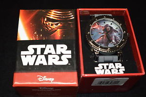 【送料無料】star wars the force awakens kylo ren quartz wristwatch swm1104 in box