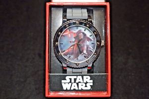 【送料無料】star wars the force awakens kylo ren quartz wristwatch swm1104 in box