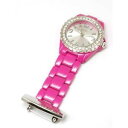 【送料無料】henley glamour hot pink enamel beauticians fob watch hf015