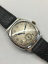 vintage rone sterling silver 1933 sportsmans cushion wrist watch 15j swiss works