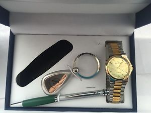 【送料無料】my wish mens gift set with an analogue quartz geneva watch easy to read 【送料無料】my wish mens gift set with an analogue quartz geneva watch easy to read