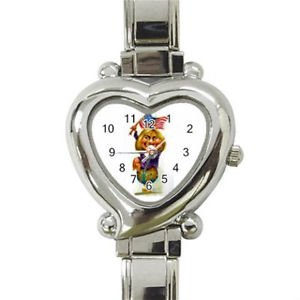 【送料無料】hillary clinton watch heart italian charm watch 【送料無料】hillary clinton watch heart italian charm watch