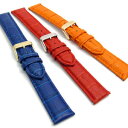 【送料無料】extra long xl leather watch strap 18mm24mm coloured padded croc grain c013(2)
