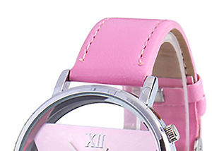 【送料無料】montres dames bracelet en cuir analogique femmes quartz triangle