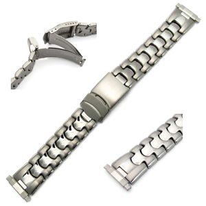 【送料無料】condor mens chunky stainless steel deployment watch bracelet 1622mm a522804