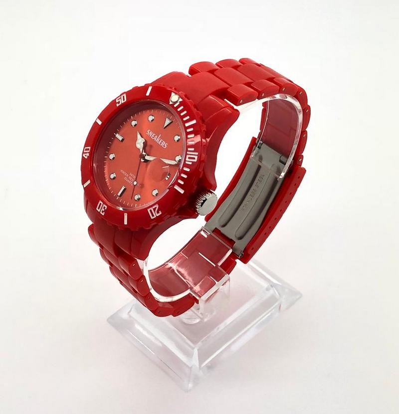 【送料無料】sneakers orologio uomo policarbonato quarzo datario sportivo leggero nuovo dd