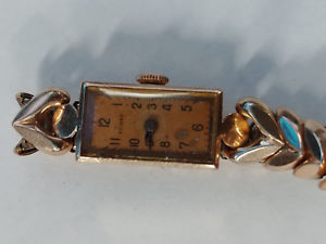 【送料無料】vintage ladies eterna manual wind 14k solid rose gold case need service