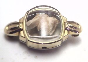 【送料無料】nos antique star watch case co 10k yellow gold gp womens wrist watch case star3