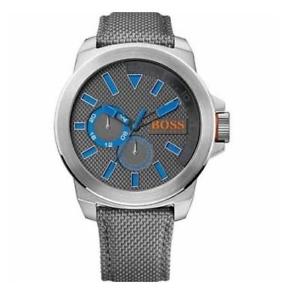 【送料無料】hugo boss orange mens analogue daydate fabric strap watch 1513013