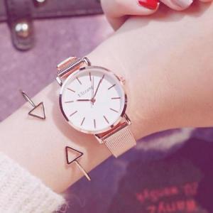 【送料無料】2018 rose gold watch women luxury top brand fashion stainless steel ladies wrist
