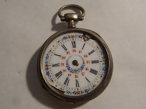 【送料無料】ancienne montre a gousset argent poincon crabe 【送料無料】ancienne montre a gousset argent poincon crabe