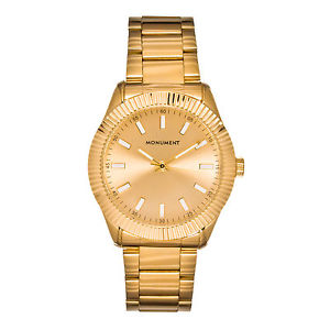 【送料無料】monument mens the exec fluted bezel watch mmt4614